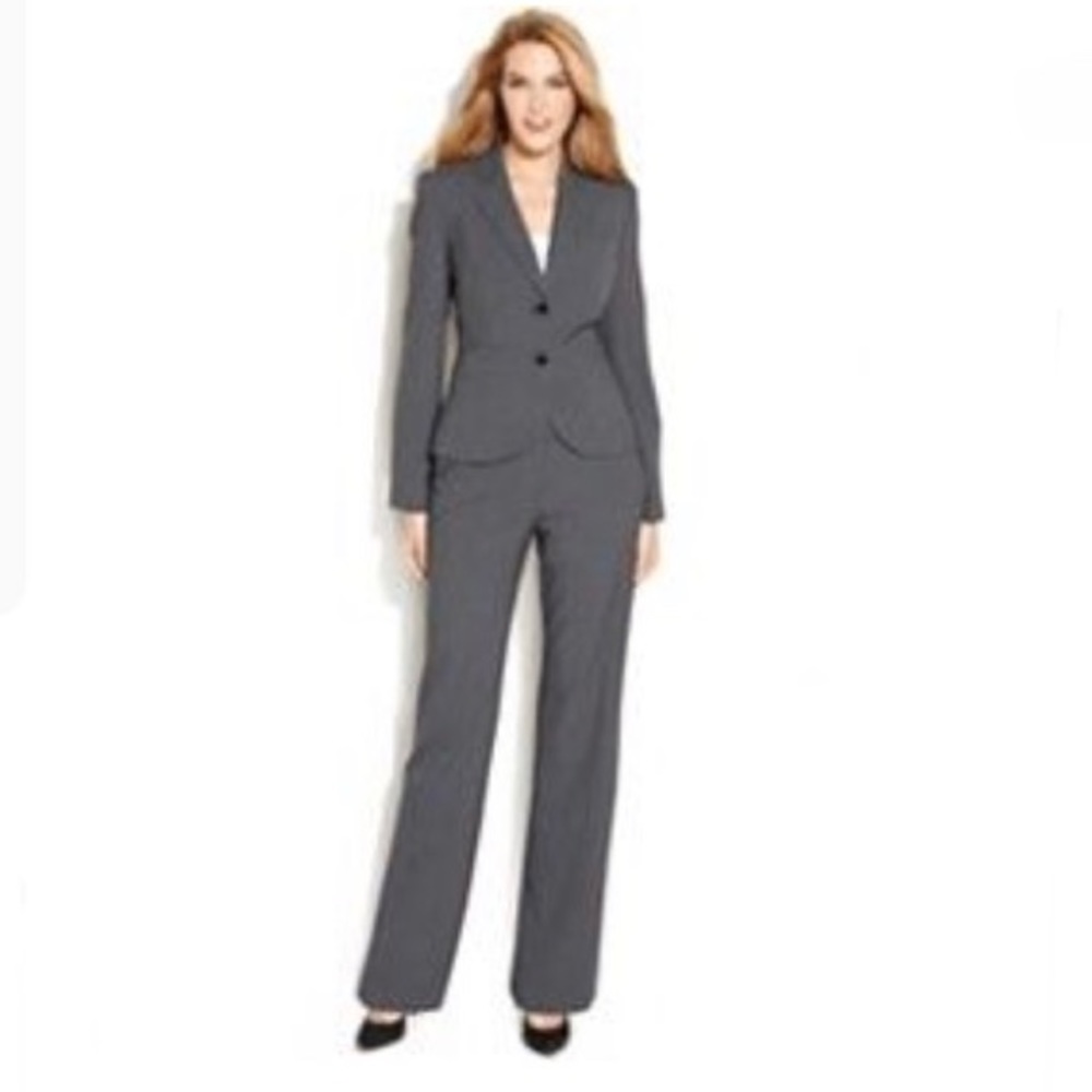 Calvin Klein Charcoal 2-piece Pant Suit